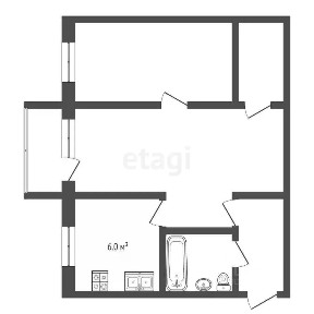 Продается 2-комн. квартира, 44 м²