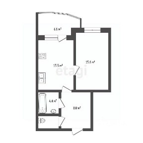 Продается 1-комн. квартира, 42 м²