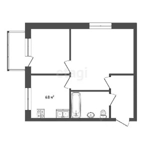 Продается 1-комн. квартира, 30,4 м²