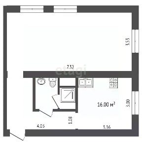 Продается 1-комн. квартира, 45 м²