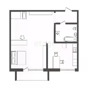 Продается 1-комн. квартира, 31,3 м²