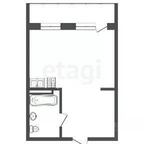 Продается студия, 21 м²