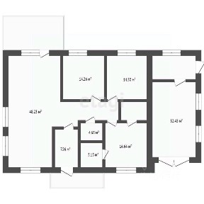 Продается 1-этажный дом, 196,6 м²