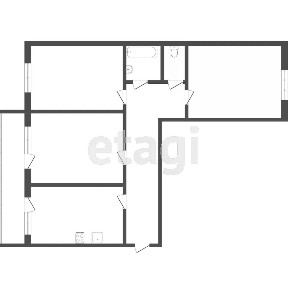 Продается 3-комн. квартира, 65,9 м²