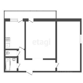Продается 2-комн. квартира, 48,6 м²
