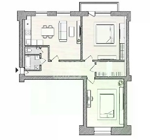 Продается 3-комн. квартира, 59,7 м²