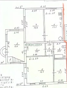 Продается 1-этажный дом, 80 м²