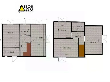 Продается 2-этажный дом, 90 м²
