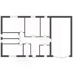 Продается 1-этажный дом, 106,7 м²