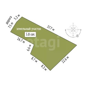 Продается 2-этажный дом, 72 м²