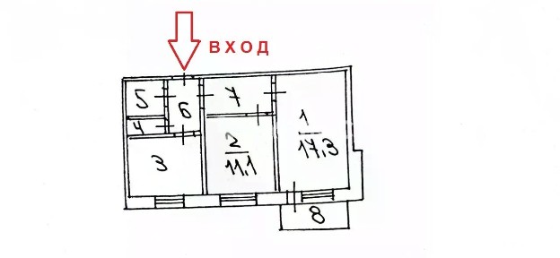 Продается 2-комн. квартира, 50,6 м²