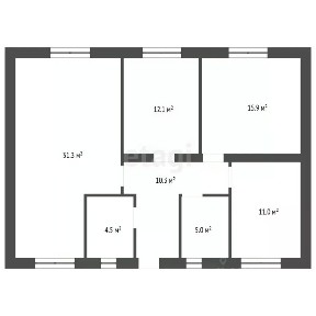 Продается 1-этажный дом, 95,5 м²