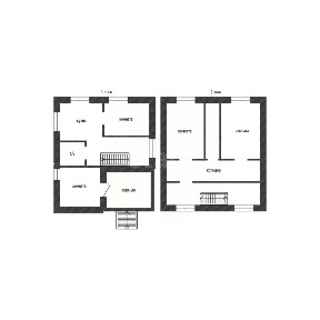 Продается 2-этажный дом, 54 м²