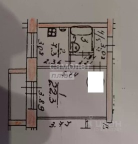 Продается 1-комн. квартира, 39,2 м²
