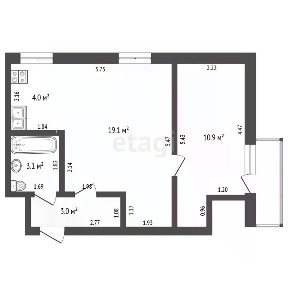 Продается 2-комн. квартира, 40 м²