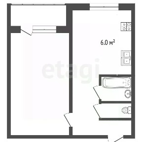 Продается 1-комн. квартира, 33 м²