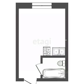 Продается студия, 13 м²