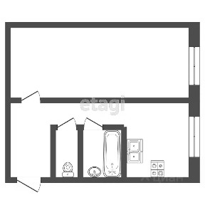 Продается 1-комн. квартира, 33,2 м²