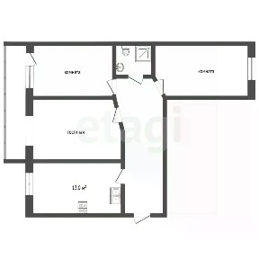 Продается 3-комн. квартира, 87,7 м²
