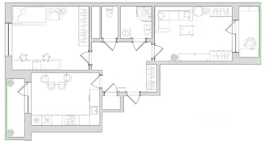 Продается 2-комн. квартира, 61,1 м²
