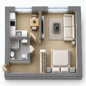 Продается 1-комн. квартира, 30,1 м²
