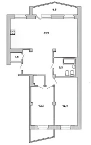 Продается 3-комн. квартира, 88,3 м²