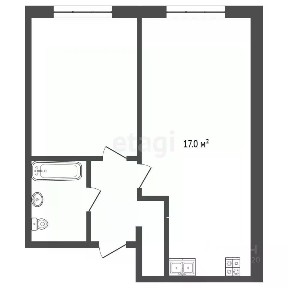 Продается 1-комн. квартира, 34,2 м²