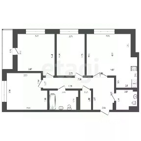 Продается 3-комн. квартира, 82,1 м²