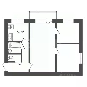 Продается 3-комн. квартира, 47,8 м²