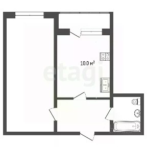 Продается 1-комн. квартира, 32,2 м²