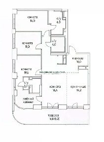 Продается 4-комн. квартира, 124 м²