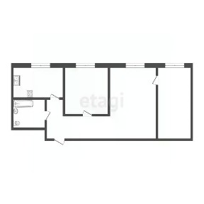 Продается 3-комн. квартира, 54,2 м²