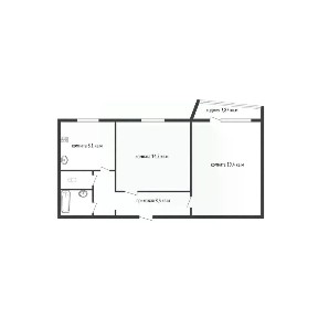 Продается 2-комн. квартира, 53,7 м²