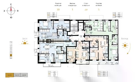 Продается 1-комн. квартира, 51,9 м²