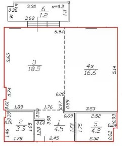 Продается 1-комн. квартира, 47,1 м²