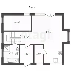 Продается 2-этажный дом, 160 м²