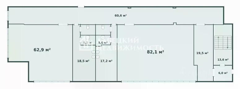 Продается помещение свободного назначения, 271,5 м²