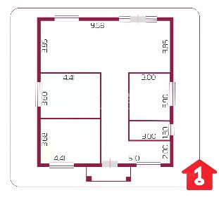 Продается 1-этажный дом, 110,4 м²