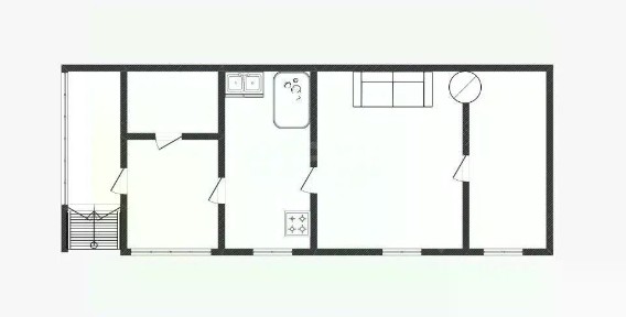 Продается 1-этажный дом, 38,6 м²