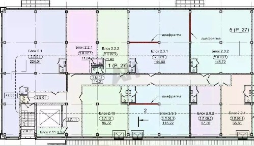 Сдается офис, 1 097 м²