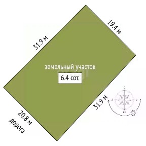 Продается 1-этажный дом, 38,1 м²