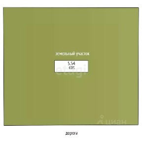 Продается участок, 554 сот.