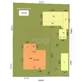 Продается 1-этажный дом, 105,5 м²