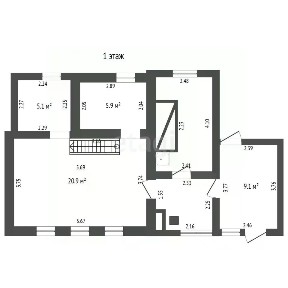 Продается 2-этажный дом, 46,4 м²