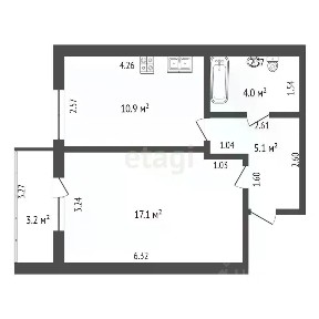 Продается 1-комн. квартира, 37,1 м²