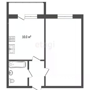 Продается 1-комн. квартира, 36,7 м²