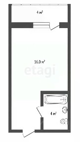 Продается студия, 20,5 м²