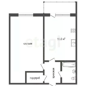 Продается 1-комн. квартира, 47,4 м²