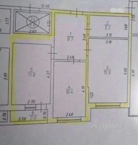 Продается 2-комн. квартира, 54 м²