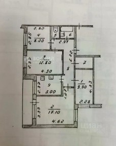 Продается 4-комн. квартира, 72,1 м²